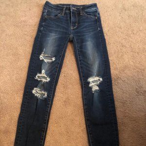 AE Distressed Jeggings